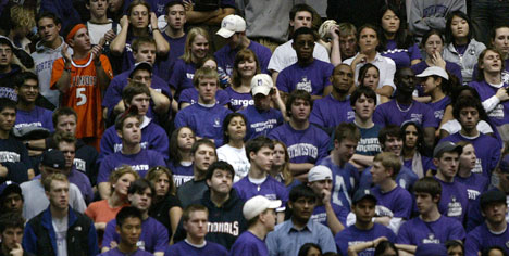 A lone Illinois fan claps for Illinois during the second half against Nortwestern Saturday in Evanston Tim Eggerding
