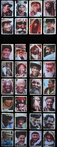 One hundred and forty-four portraits from across the world, taken by University of Illinois Professor James Warfield, hang on display in the windows of the Alpha Rho Chi house on First Street. The photographs are part of the Boneyard Arts Festival, which Vadim Olden
