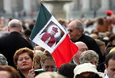 Pope Benedict bestows sainthood in ceremony
