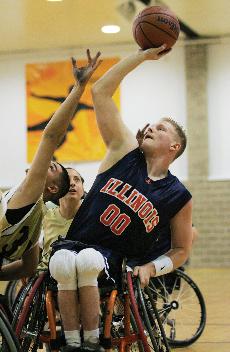 Men host wheelchair basketball tourney