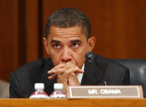 Senate Foreign Relations Committee member Sen. Barack Obama, D-Ill. takes part in a debate on a Iraq War resolution, Wednesday, Jan. 24, 2007 on Capitol Hill in Washington. (AP Photo/Dennis Cook)
