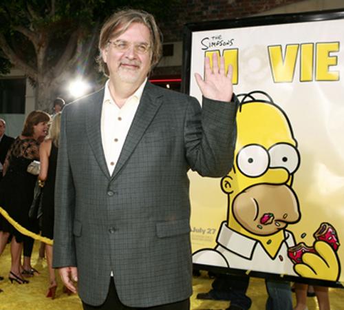 Matt Groening arrives at the premiere of The Simpsons Movie in Los Angeles on Tuesday, July 24, 2007. Matt Sayles, The Associated Press
