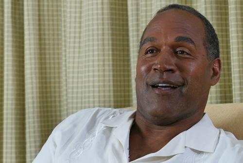 O.J. Simpson speaks during an interview seen in this Friday, June 4, 2004, file photo, in Miami. Investigators questioned O.J. Simpson about a break-in at a casino hotel room involving sports memorabilia, police said Friday, Sept. 14, 2007. The break-in w Wilfredo Lee, The Associated Press
