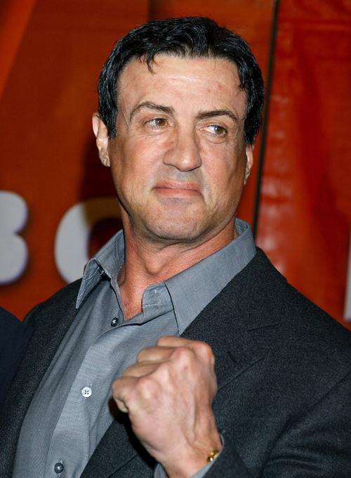 Sylvester Stallone is seen in this Jan. 21, 2005 file photo in Universal City, Calif. Stallone says he and his Rambo sequel movie crew recently witnessed the human toll of unspeakable atrocities while filming along the Myanmar border. I witnessed the a Tammie Arroyo, The Associated Press
