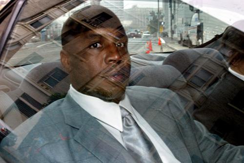 Barry Bonds arrives at the San Francisco Federal Court House on Dec. 4, 2003 to testify before a federal grand jury. Bonds was charged Thursday with perjury and obstruction of justice. Frederic Larson, The Associated Press
