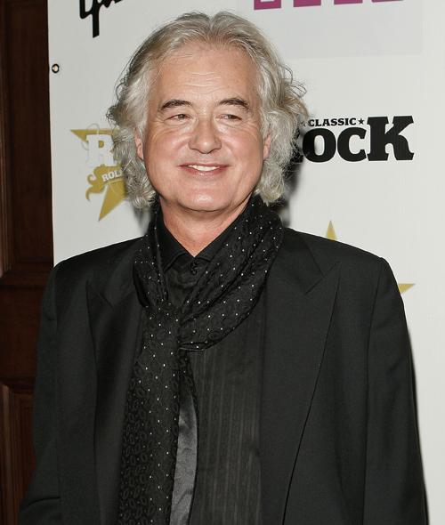 Led Zeppelin guitarist Jimmy Page attends the Third Annual Classic Rock Roll of Honor at The Landmark Hotel, in this Nov. 5 file photo in London. Nathan Strange, The Associated Press
