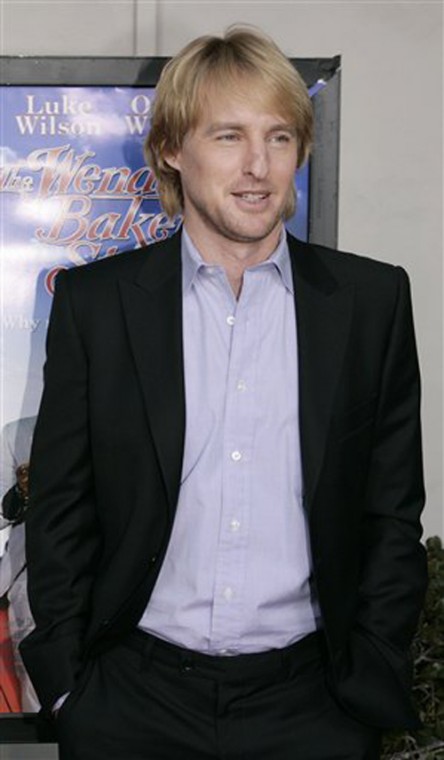 Owen Wilson arrives at the premiere of "The Wendell Baker Story" in Beverly Hills, Calif., in this May 10, 2007, file photo. Matt Sayles, The Associated Press
