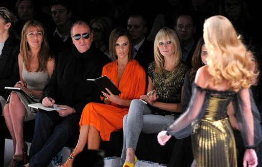 Project Runway judges, from left, Nina Garcia and Michael Kors, Victoria Beckham and Heidi Klum attend Bravo Networks Project Runway final runway show during Fashion Week, Friday, Feb. 8, 2008, in New York. Peter Kramer, The Associated Press
