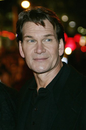 Actor Patrick Swayze poses for the photographers, prior to the premiere of his new film Keeping Mum at a Leicester Square cinema in central London, in this Nov. 28, 2005, file photo. A representative for Patrick Swayze says he is being treated for pancr Lefteris Pitarakis, The Associated Press
