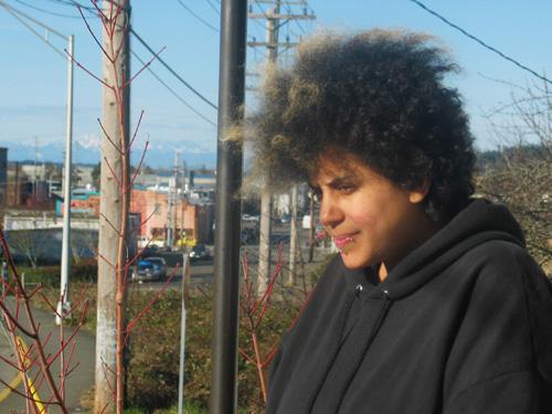 Kimya Dawson poses in this photo provided by K Records. Dawson, is featured prominantly on the soundtrack for the breakout film Juno. Photo courtesy of Rhett Nelson of K. Records
