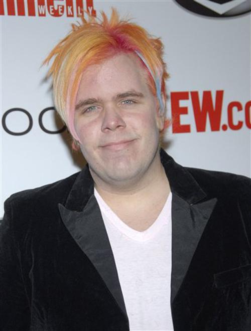 Gossip columnist Perez Hilton poses at the Entertainment Weekly Island Def Jam Grammy party in Los Angeles in this Feb. 10, 2008 file photo. Hilton will be the star of twice-daily radio minishows that will begin broadcasting on May 5, The Wall Street Jour Dan Steinberg, The Associated Press
