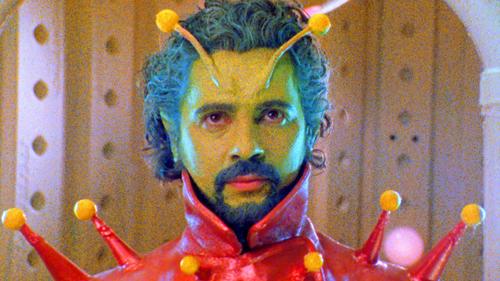 In this image released by Warner Bros. Records, musician Wayne Coyne is shown in a scene from, Christmas on Mars. The Associated Press
