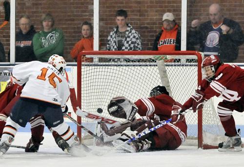 Illinois Forward Tony Razik (15) shoots a goal past the Indiana defense during the match in Champaign on Friday. The Illini will play two home games against Iowa this weekend. Erica Magda
