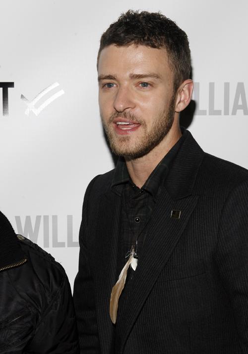 Justin Timberlake poses backstage before the William Rast fall 2009 collection show during Fashion Week Monday, Feb. 16, 2009 in New York. Jason DeCrow, The Associated Press
