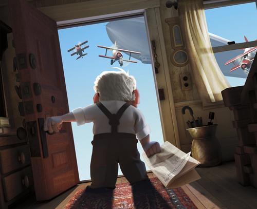 In this image released by Disney/Pixar, a scene from the animated feature, Up, is shown. The Associated Press
