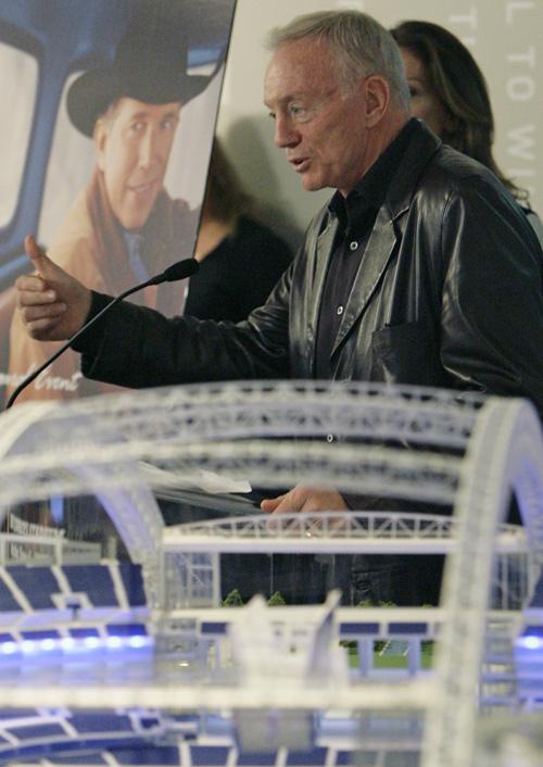 Dallas Cowboys owner Jerry Jones speaks during a news conference Feb. 17 in Arlington, Texas. Jones has revolutionized the Cowboys and business in the NFL. Matt Slocum, The Associated Press
