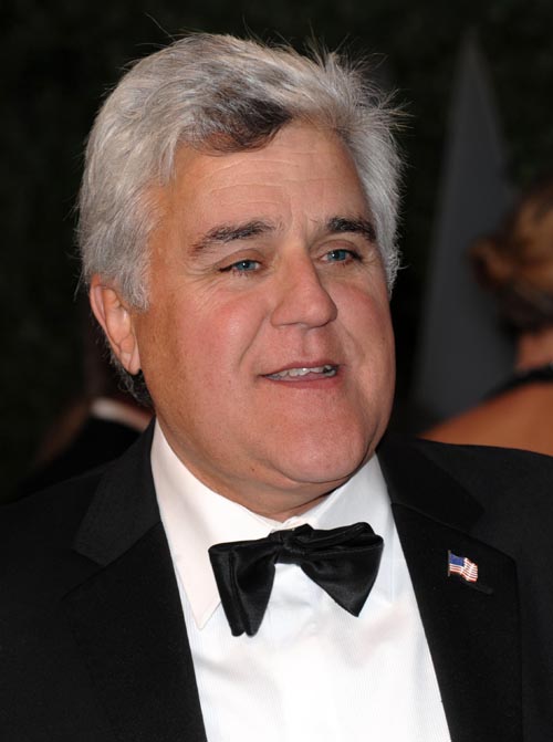In this Feb. 22, 2009 file photo, Jay Leno arrives at the Vanity Fair Oscar party in West Hollywood, Calif. Evan Agostini, The Associated Press
