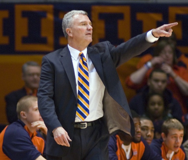 Head coach Bruce Weber received a pay increase at Wednesdays Board of Trustees meeting. The board also approved an extension to his contract until 2015. He has been a coach at Illinois for six years.
