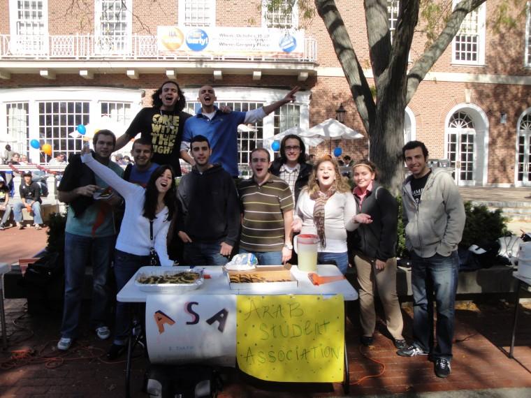Members+of+the+ASA+raise+awareness+with+a+table+outside+the+union+during+spring+semester+2011.%0A