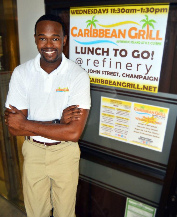 Mike Harden, 2005 University MBA alumnus, started his catering and lunch carryout food service Caribbean Grill in 2010. The business is expanding from its food truck and catering services to a permanent location, 2135 S Neil St., Champaign on Tuesday, May 30. 