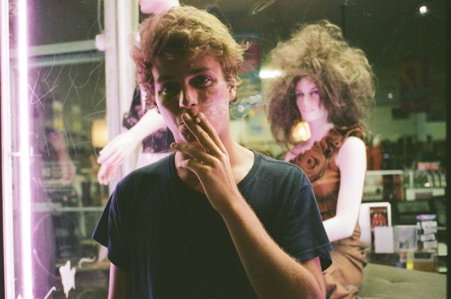 A Mac DeMarco photo session at The Echo in Silver Lake.