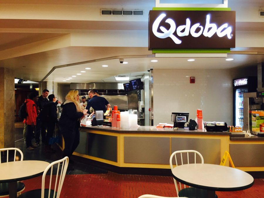 Qdoba+Mexican+Grill+returns+to+campus+this+week+at+its+new+location+in+the+Illini+Union+food+court.