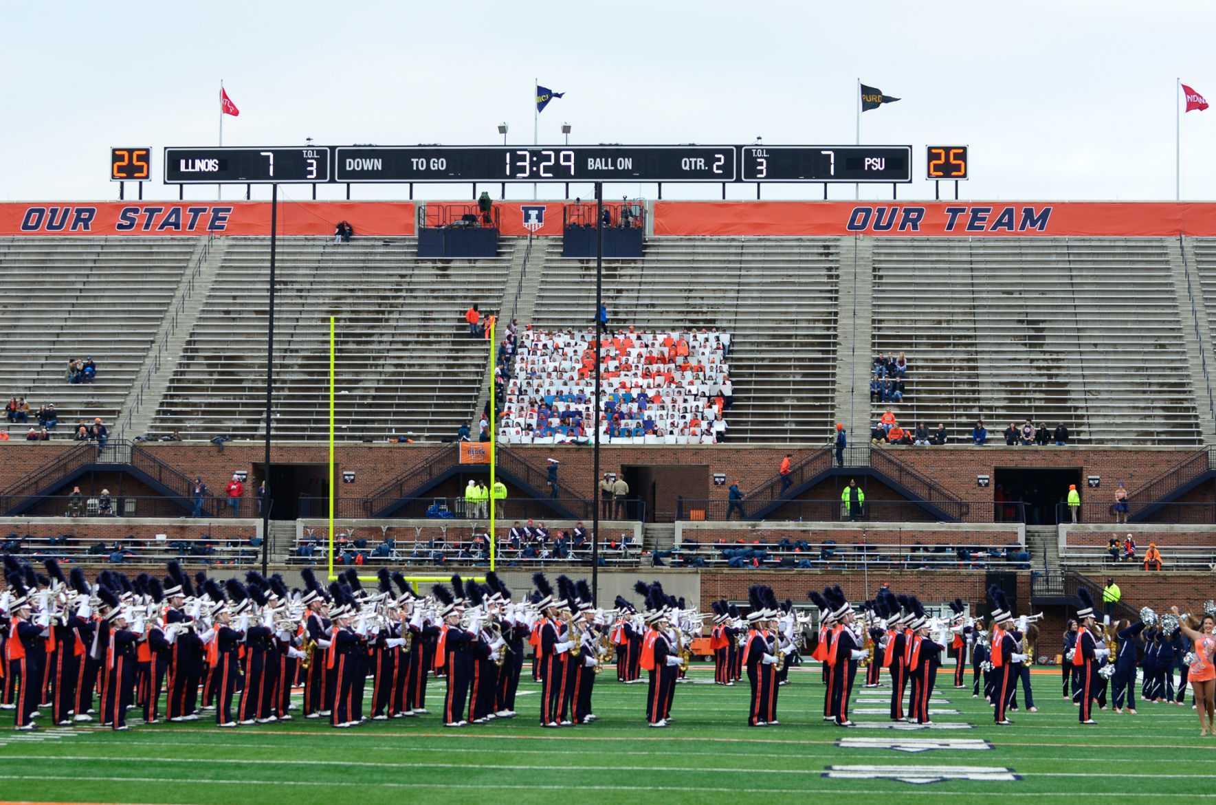 The few, the proud: A game with Illinois’ 'Block I' - The Daily Illini