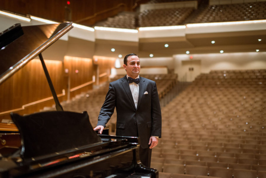 Pianist, National Guard officer performs for A Salute to Veterans