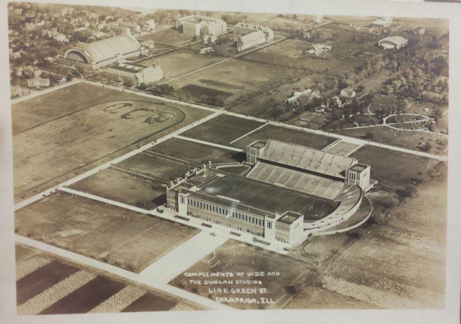 After the completion of Memorial Stadium, University President David Kinley marked it as tribute to those who lost their lives in World War I during a dedication in 1924.