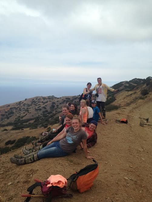 Anwen Parrott, the public relations chair of ASB and junior in LAS, on an ASB trip to Catalina Island.