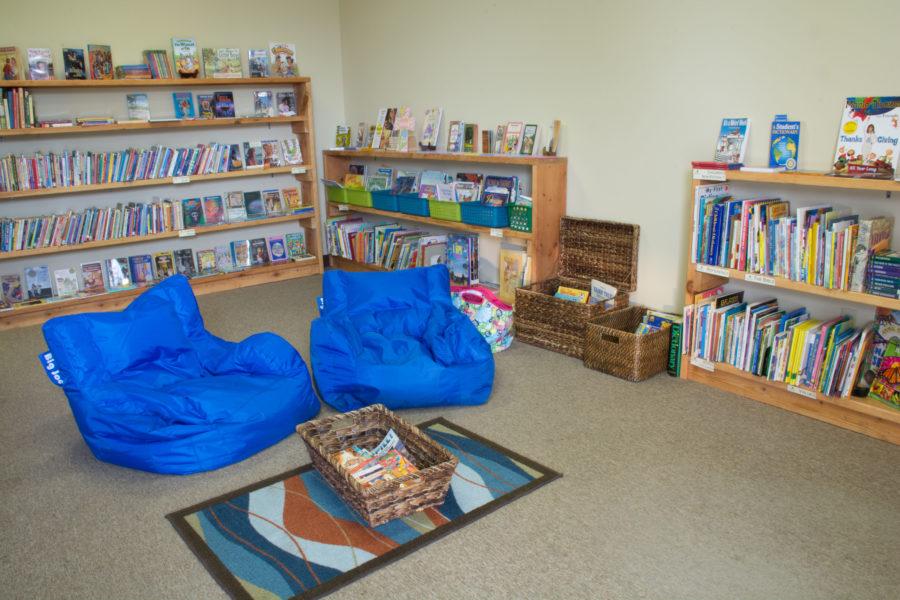The childrens room at Orphans Treasure Box at 826 Pioneer St. in Champaign on June 4.