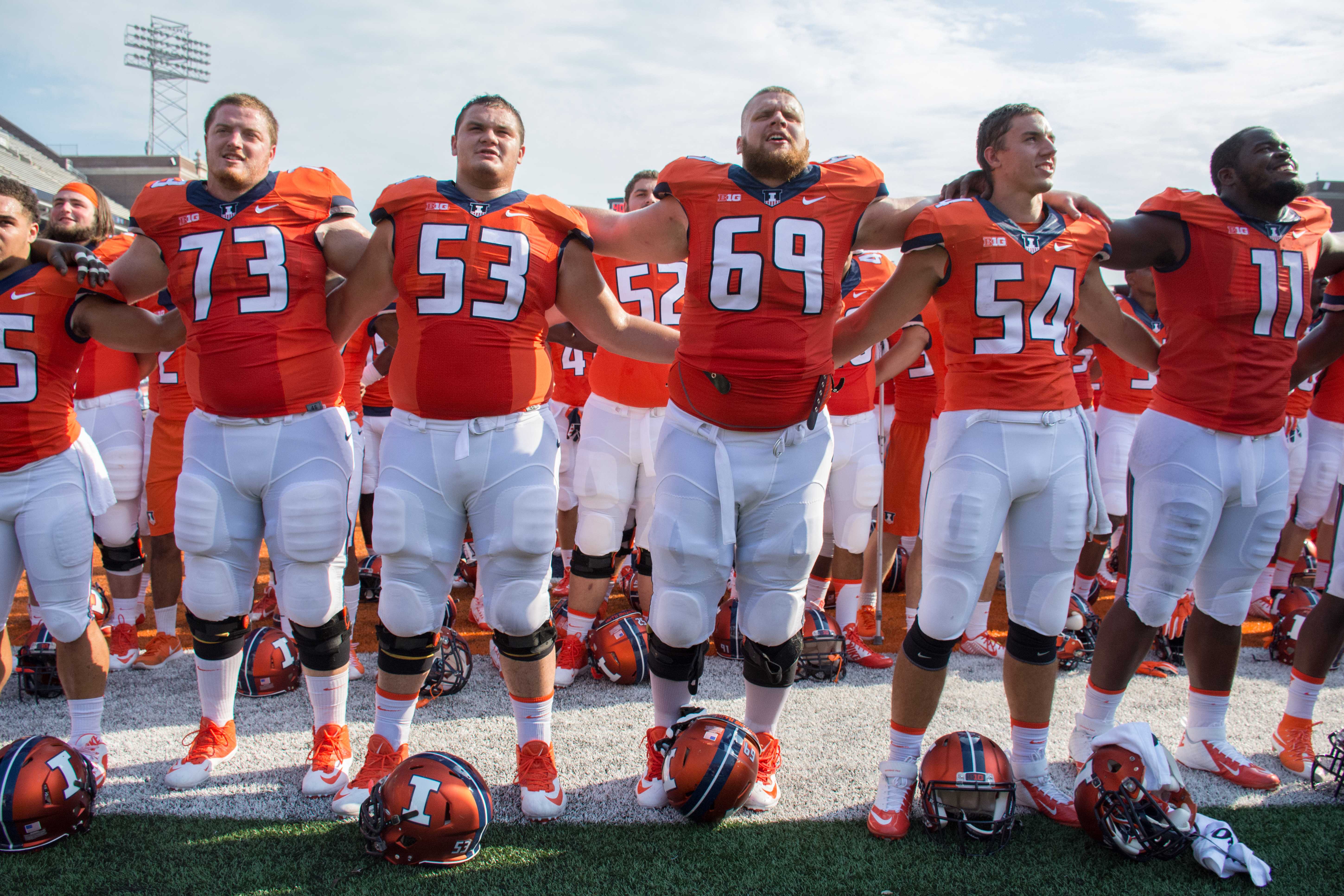 Lineman Nick Allegretti is Illinois' 'Godfather'