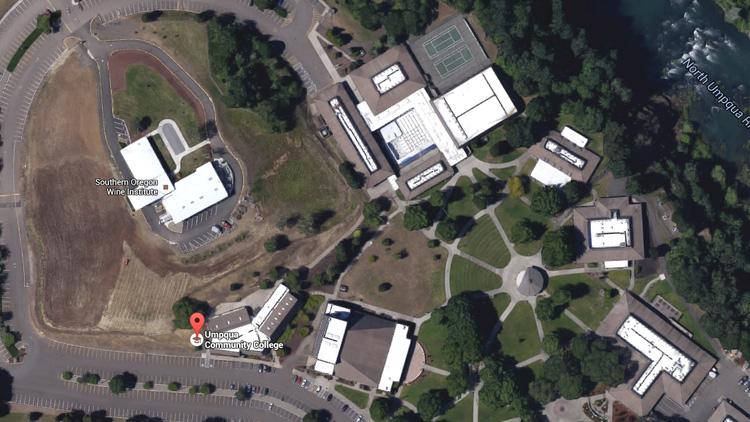A shooting was reported at Umpqua Community College in Roseberg, Ore., on Oct. 1, 2015.  (Google Maps)