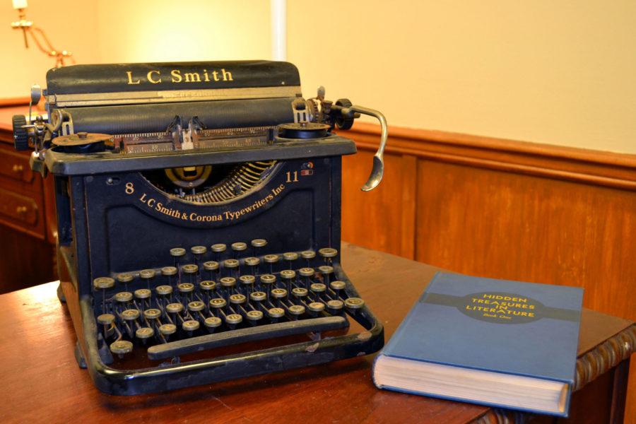Upon walking into the first escape room at  Champaign-Urbana Adventures in Time and Space, teams will notice the professors typewriter and copy of Hidden Treasures in Literature; Book One. C-U Adventures challenges players to save the world.