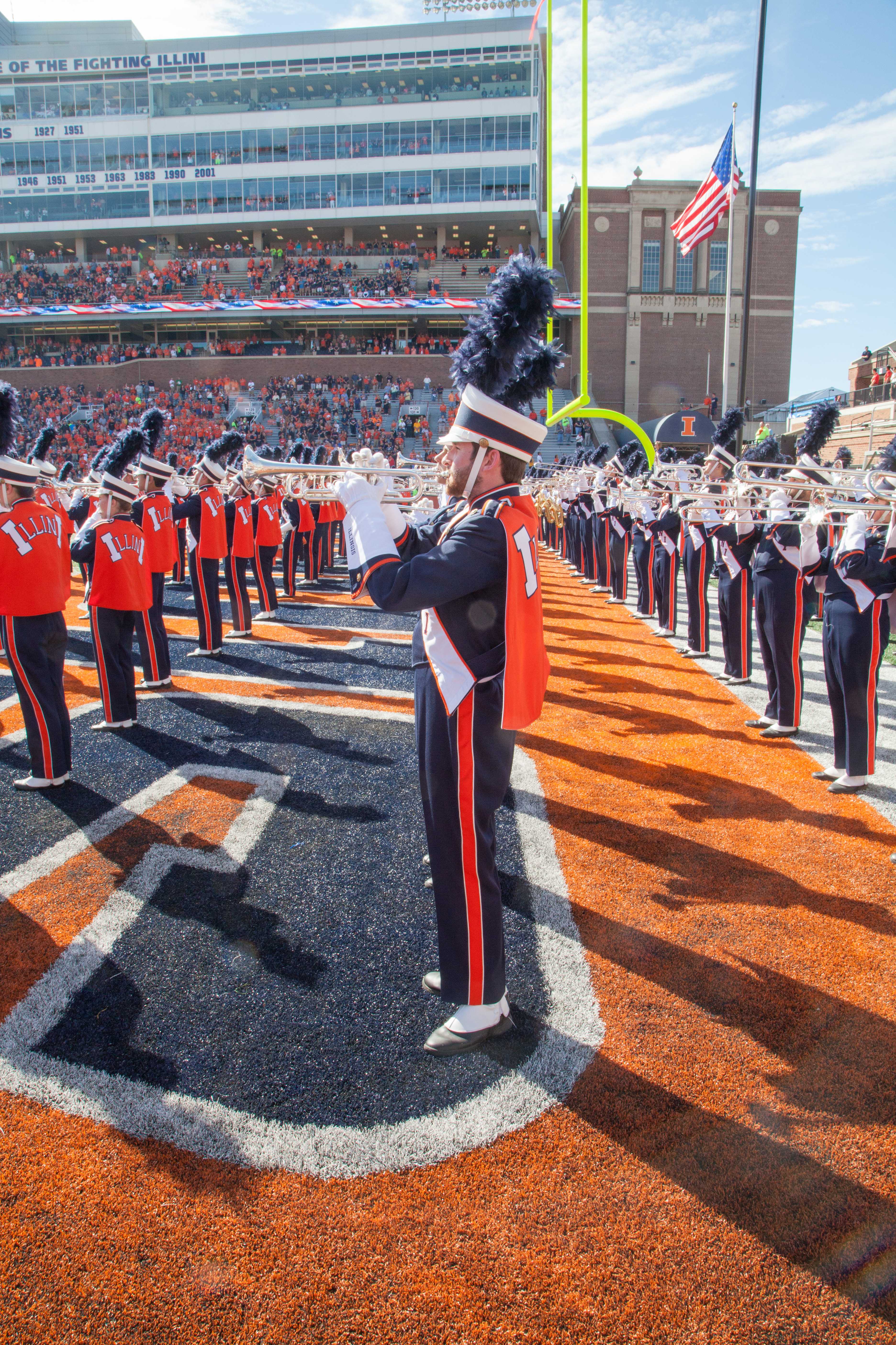 The 'best band in the land' shows its Illini pride in NYC and on social