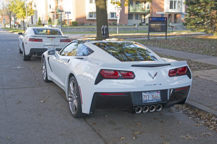 Students park their luxury cars all around campus on a daily basis.