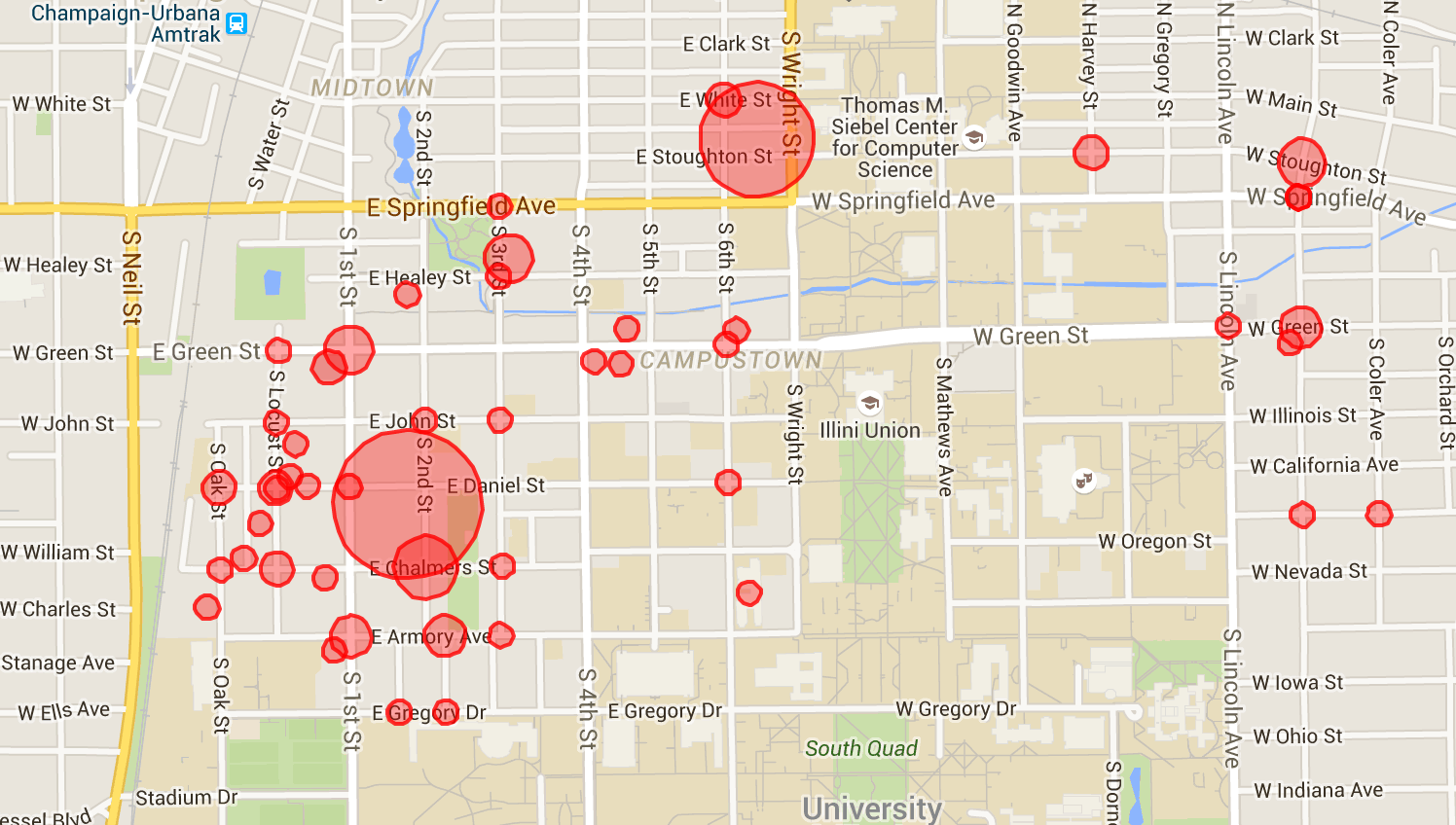 Interactive: West of campus saw most ticketing during Unofficial 2015 ...