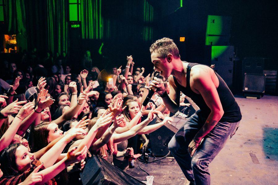 Sammy Adams performs at the Canopy Club at the University of Illinois at Urbana-Champaign on Monday, April 25th, 2016.