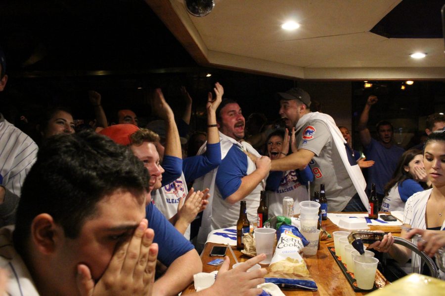 Students+celebrate+after+the+Cubs+win+Game+7+of+the+2016+World+Series+against+the+Cleveland+Indians+on+Wednesday%2C+November+2+at+Joes+Brewery.