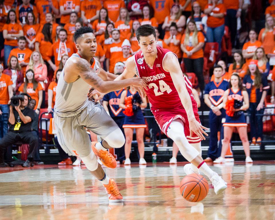Photo Gallery Illinois men�s basketball vs. Wisconsin