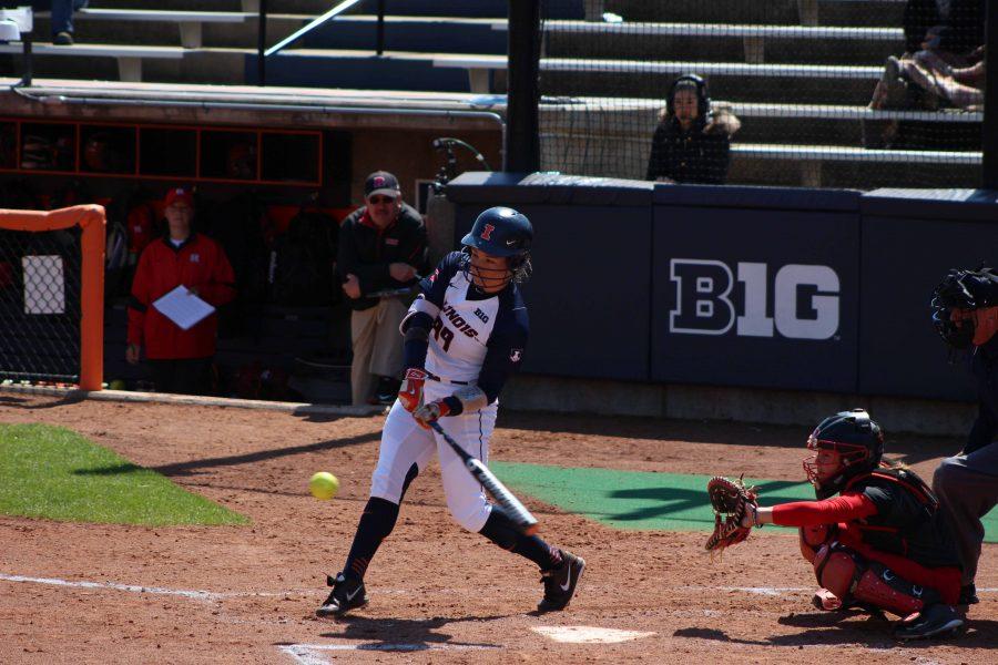 Annie Fleming has been one of the most reliable for the Illini batting .433. Fleming and Nicole Evans have combined for four of the team’s seven home runs.