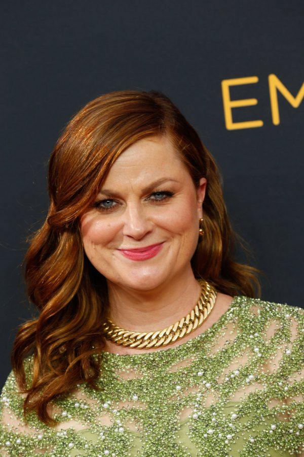 Amy Poehler arrives at the 68th Primetime Emmy Awards at the Microsoft Theater in Los Angeles on Sunday, Sept. 18, 2016. 