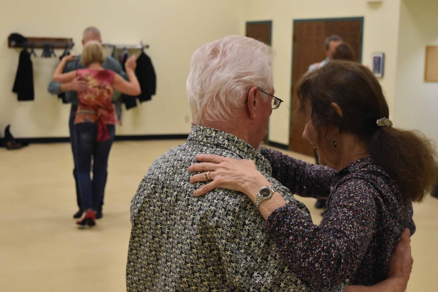 Couples dance at a tango class offered by the Champaign Park District in 2016. Tango classes are a unique date idea for Valentines Day.  