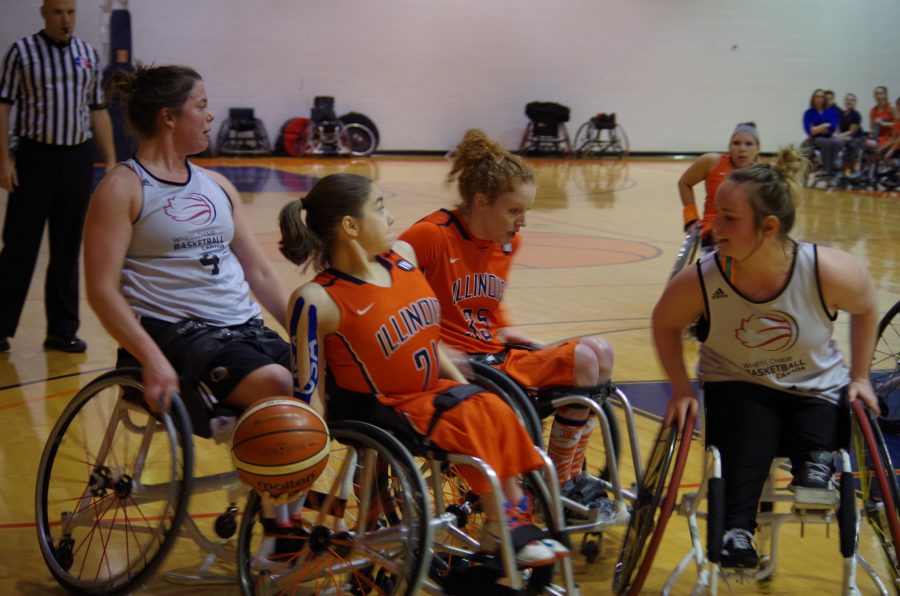 The Illinois women’s wheelchair basketball team finished the season with a 1-11 intercollegiate record, but team members plan to try their best in the playoffs.