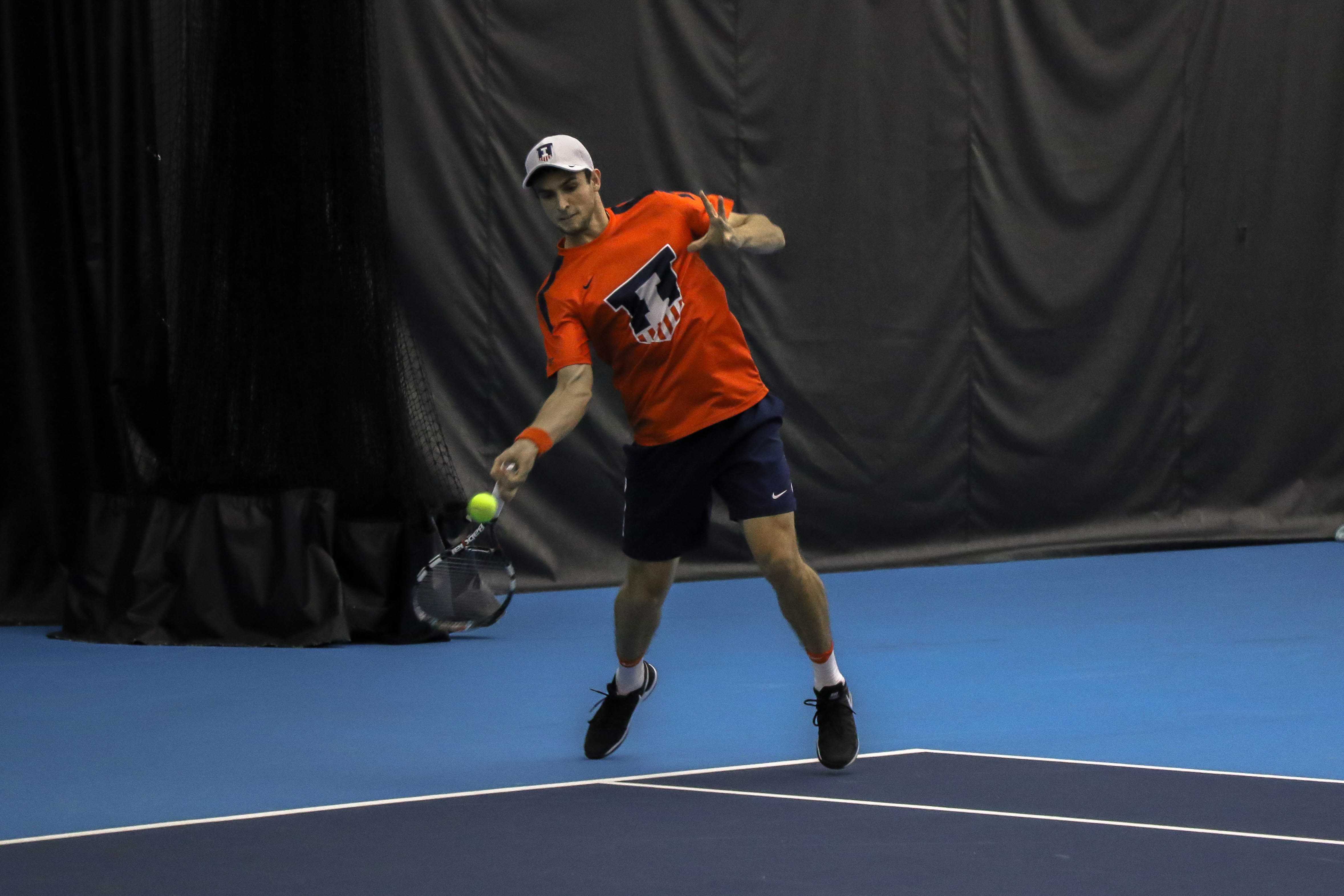 Illinois men's tennis Aleks Vukic earns weekly Big Ten honor The