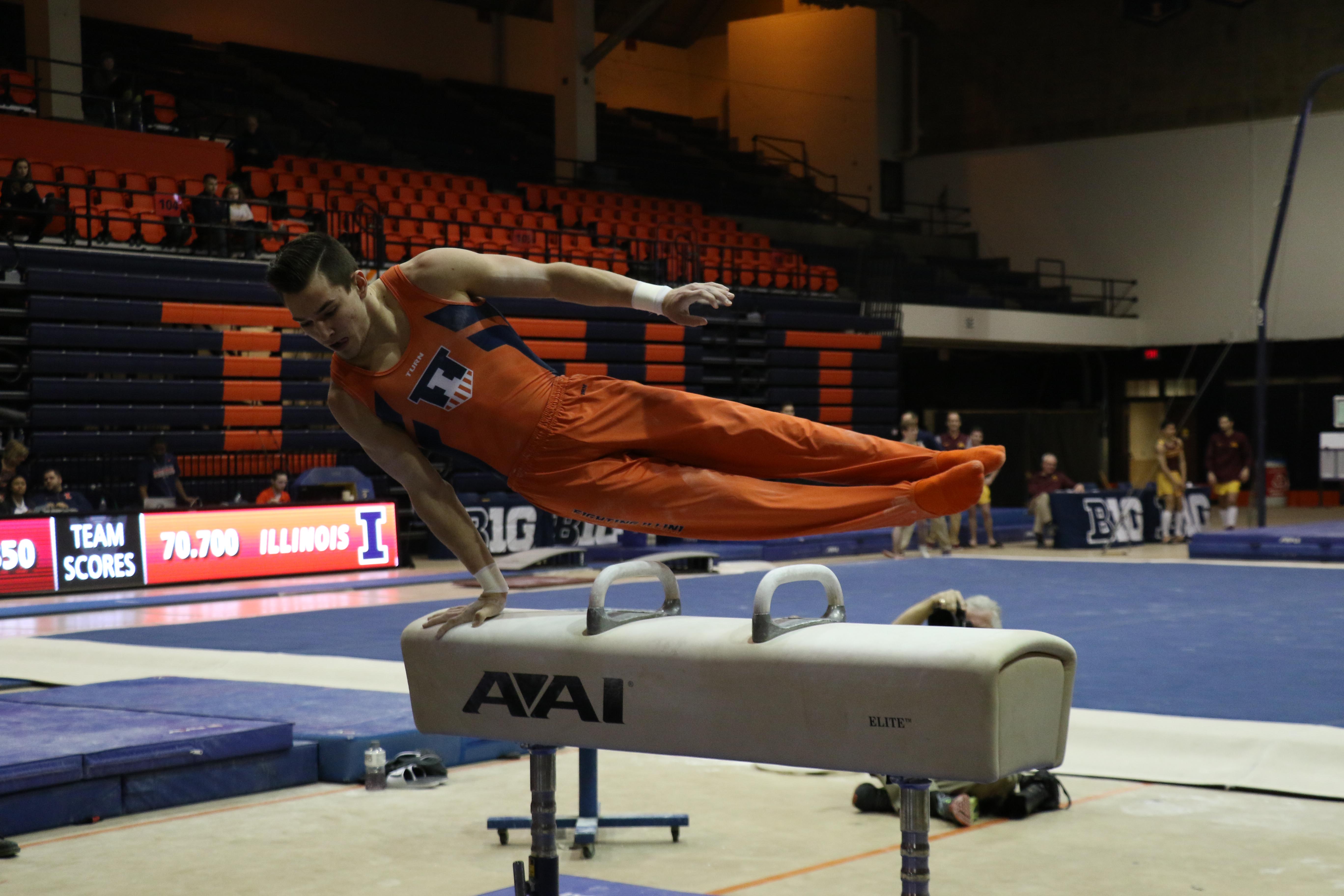 Illinois men's gymnastics hosts Big Ten Championships The Daily Illini