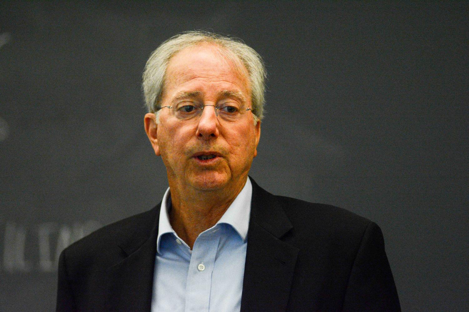 Ambassador Dennis Ross spoke to students in Lincoln Hall on April 27. He discussed conflict in the Middle East and the time he served under two different presidents.