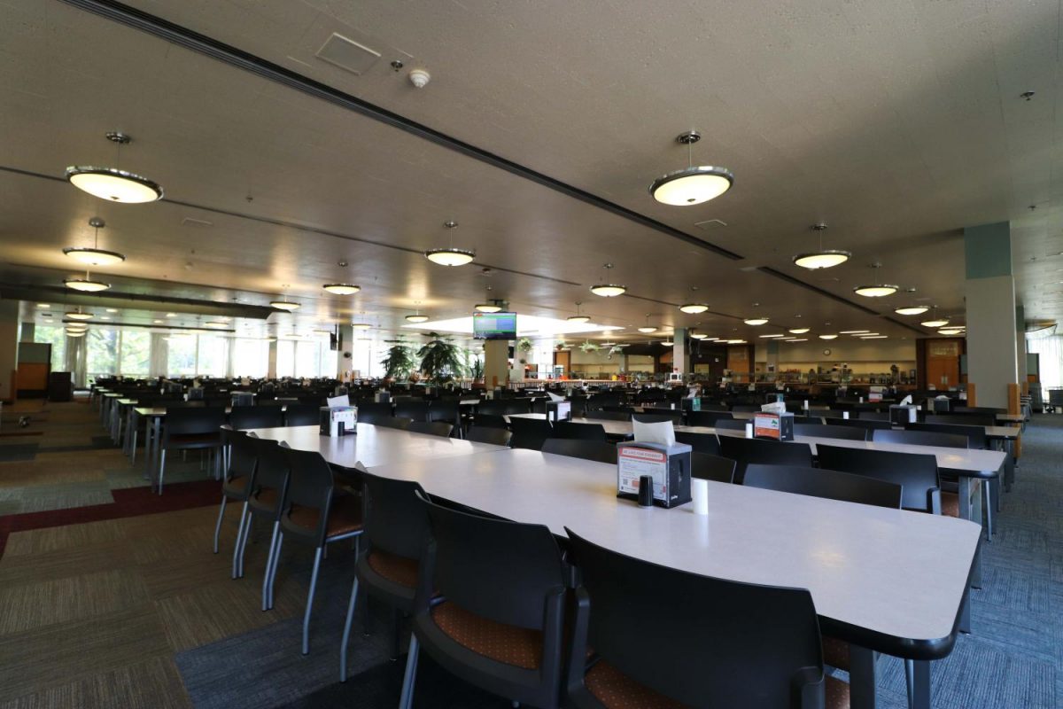 ISR dining hall located on W. Illinois St, Urbana. The building is going to expand seating and include services such as a satellite counseling center by the summer of 2020. 