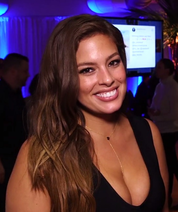 Ashley Graham, a plus-size model, at Sports Illustrated Swim City fan festival in 2016. Columnist Ashvini Malshe thinks the fashion industry needs to continue to work toward representing a variety of body types.