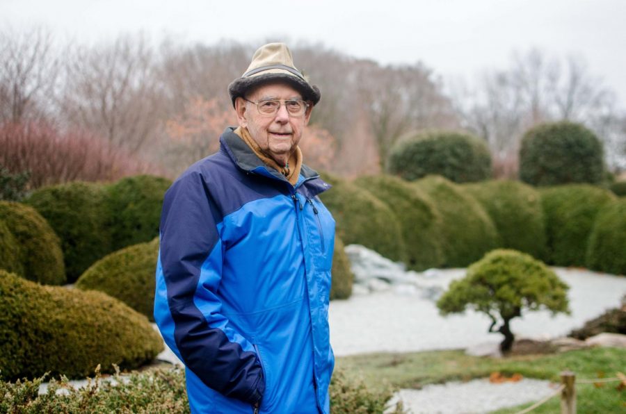 Jim Bier has tended to the Japan House gardens for over 20 years at the University of Illinois. He turned 90 years old this December.